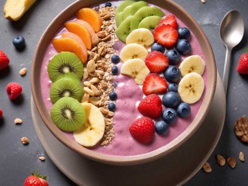 Leckere L-Glutathion Smoothie-Bowl für die Power-Morgenroutine!