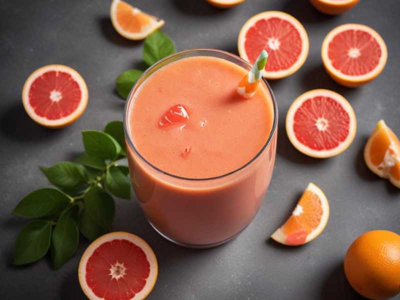 Erfrischender Grapefruitkern-Smoothie